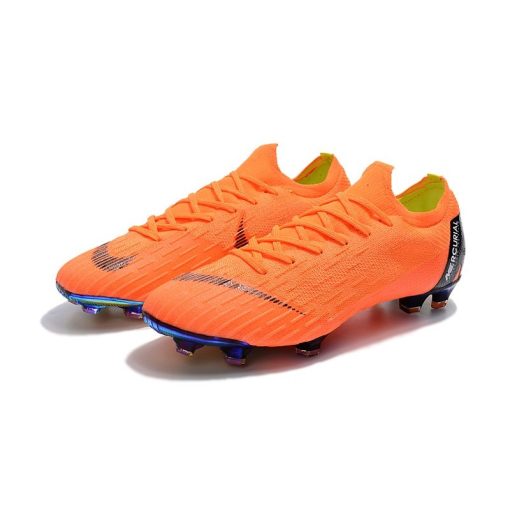 Nike Mercurial Vapor 12 Elite FG - Oranje Zwart_8.jpg